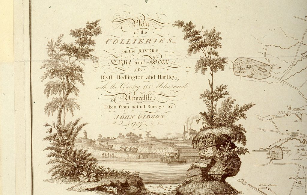 John Gibson, Plan of the Collieries on the River Tyne and Wear, 1787