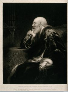 King George III by Samuel Reynolds. 1820.