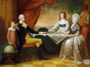 Portrait of the Washington Family by Edward Savage (1761-1817) (Sourced: Wikimedia, Public Domain)